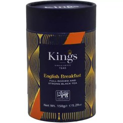 تصویر چای سیاه کینگز انگلیش برکفست جف تی 150 گرمی Jaf Tea Kings English Breakfast 