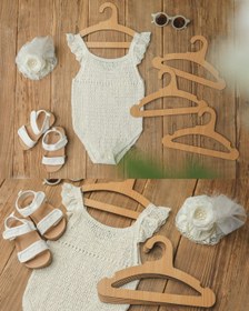 تصویر پک 10 تایی چوب لباسی 