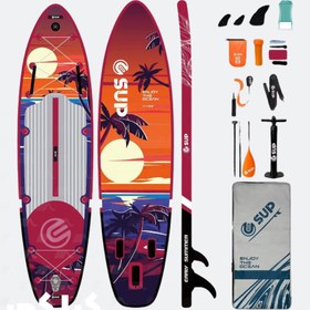 تصویر پدل برد غروب برند E-SUP 