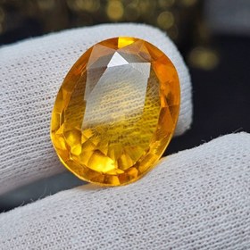 تصویر نگین سنگ یاقوت زرد شمش کد 36968 