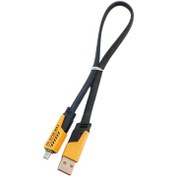 تصویر کابل شارژ پاور بانکی تبدیل شونده چهار کاره 65W 