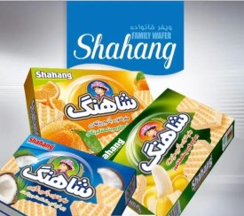تصویر ویفر پرتقالی خانواده شاهنگ 2 کیلویی 