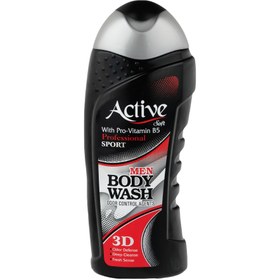 تصویر شامپو بدن مردانه اکتیو Active مدل Black Red مناسب انواع پوست وزن 400 گرم 