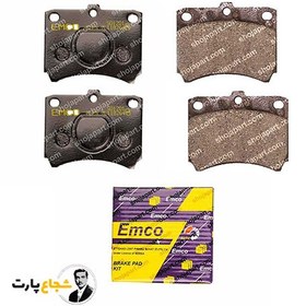 تصویر لنت ترمز جلو پراید Emco Brake Pad For