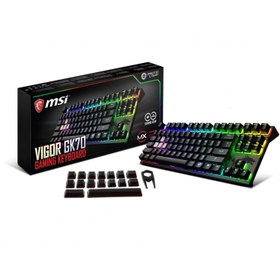 تصویر کیبورد MSI GK70 RED - جعبه باز 