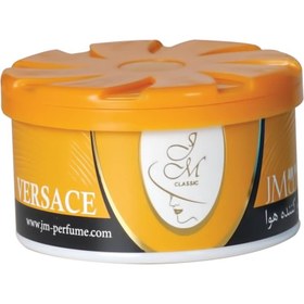 تصویر ژل خوشبوکننده هوا کنسروی جی ام مدل ورساچه حجم 100 میل Canned JM air freshener gel, Versace model, volume 100 ml