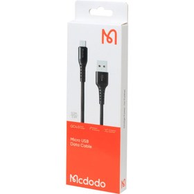 تصویر کابل شارژ فست پاوربانک micro-usb اندروید Mcdodo مدل CA-2280 مشکی کد 14775 