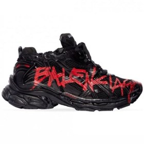 تصویر بالنسیاگا رانر گرافیتی قرمز Balenciaga Runner Graffiti Black Red 