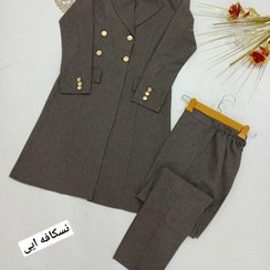 تصویر مانتو شلوار اداری سایز ۳۶ تا ۵۴ با رنگ‌های زیبا 