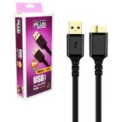 تصویر کابل هارد USB3.0 کی نت پلاس KP-A41 طول 1.5 متر Knet Plus KP-A41 USB3.0 1.5m HDD Cable