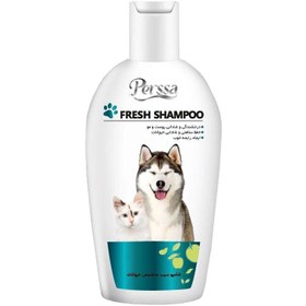 تصویر شامپو سگ و گربه پرسا با رایحه سیب Perssa Animal Shampoo Fresh