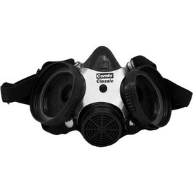 تصویر ماسک نیم صورت MSA مدل COMFO CLASSIC مشکی 