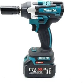 تصویر بکس شارژی ماکیتا 3 کاره 850 نیوتون و جعبه بکس مدل850N_118V makita