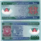 تصویر اسکناس 1000 اوقیه موریتانی 