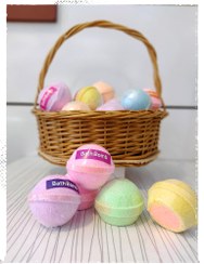 تصویر بسته 10 تایی کوکتل پدیکور (بمب حمام) Bath bomb