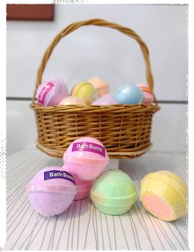 تصویر بسته 10 تایی کوکتل پدیکور (بمب حمام) Bath bomb