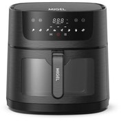 تصویر سرخ کن بدون روغن میگل مدل GAF-602 ظرفیت 6 لیتری Migel GAF-602 Air Fryer 6L