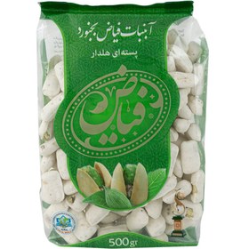 تصویر شکرپنیر طعم پسته ای هلدار سایز بند انگشتی - فیاض Pistachios and Cardamom Flavor Knuckle Size Sugarcandy - Fayyaz