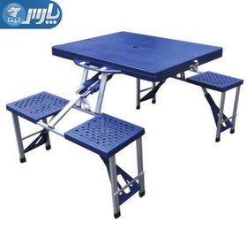 تصویر میز و صندلی 4 نفره تاشو مسافرتی ( Camping Folding table and chairs