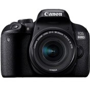 تصویر دوربین دیجیتال کانن مدل EOS 800D به همراه لنز ۱۸-۵۵ میلی متر IS STM ا Canon EOS 800D Kit 18-55mm f/4-5.6 IS STM Canon EOS 800D Kit 18-55mm f/4-5.6 IS STM