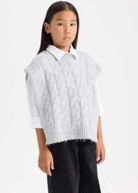 تصویر پلیور دخترانه دفکتو 