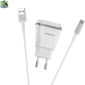 تصویر شارژر بروفون USB با کابل تایپ سی مدل BA1A 