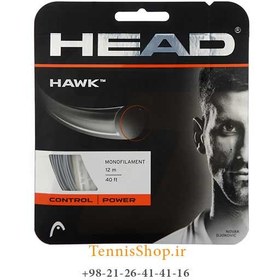 تصویر زه تک راکت تنیس برند Head مدل Hawk 16g 