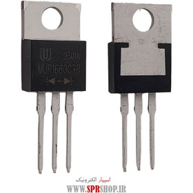 تصویر دیود فست MUR 1660CTA(R) DIODE FAST MUR 1660CTA(R)