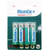 تصویر باتری قلمی (AA) الکالاین رونیکس Ronix + LR6 