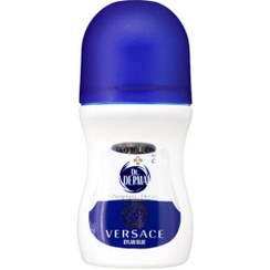 تصویر دئودورانت رولی مردانه مدل Versace Dylan Blue حجم 50میل دکتر درما Dr Derma Deo Roll On Versace Dylan Blue For Men 50ml