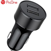 تصویر شارژر فندکی پرووان مدل PCG13 ا ProOne PCG13 Car Charger ProOne PCG13 Car Charger