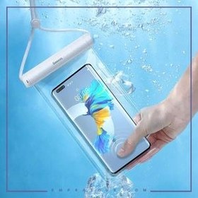 تصویر کیف ضد آب باسئوس مدل Waterproof Bag Pro FMYT000001 مناسب برای گوشی موبایل تا سایز 7.2 اینچ 