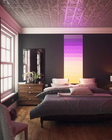 تصویر کیت هوشمند روشنایی 9 تکه نانولیف Canvas Starter Kit Nanoleaf 9 Piece Canvas Starter Kit RGB Lighting