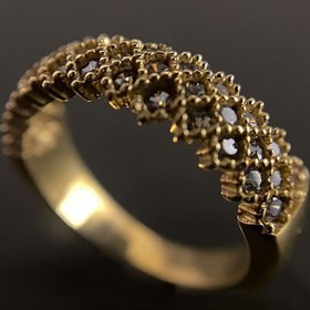 تصویر انگشتر طلاروس زنانه (کد 7807) 