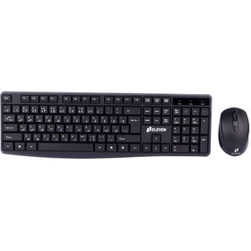 تصویر موس و کیبورد بی سیم الون مدل WK800 ELEVEN WK800 Wireless Keyboard and Mouse