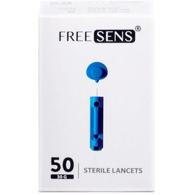 تصویر سوزن نوار تست قند خون فری سنس STERILE LANCETS FREESENS 