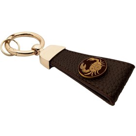 تصویر جاسوئیچی چرم گرد تیر 