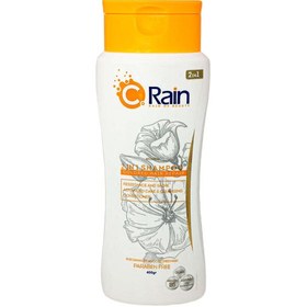 تصویر شامپو 2 در 1 حاوی نرم کننده برای موهای خشک، زبر و آسیب دیده 400گرم سی رین C Rain 2 In 1 Hair Repair Shampoo For Damaged And Colored Hair 400g