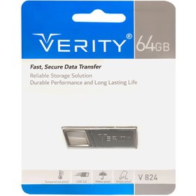 تصویر فلش 64 گیگ وریتی Verity V824 USB3.0 Verity V824 USB3.0 64GB Flash Memory