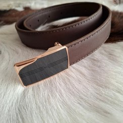 تصویر کمربند چرم اصل مردانه سایز بزرگ 