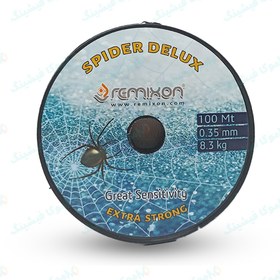 تصویر نخ ماهیگیری نایلونی ۱۰۰ متری سایز ۰.۳۵ REMIXON SPIDER DELUX 