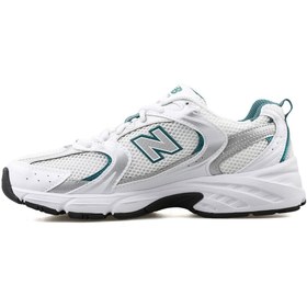 تصویر کفش نیوبالانس ۵۳۰ تمام سفید - ۴۳ New balance 530 white