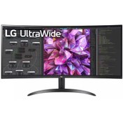 تصویر مانیتور خمیده 34 اینچ ال جی UltraWide 34WQ60C-B ا LG 34 Inch UltraWide 34WQ60C-B 5ms QHD IPS Curved Monitor LG 34 Inch UltraWide 34WQ60C-B 5ms QHD IPS Curved Monitor