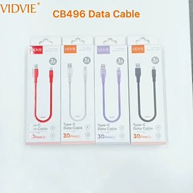 تصویر کابل شارژ فست تایپ سی vidvie مدل cb496t 