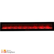 تصویر شومینه LCD دیواری مدل 300 سانتی‌متر | شومینه برقی مدرن با طراحی لوکس 