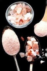 تصویر نمک صورتی از دل کوههای گرمسار با اصالت ایرانی 