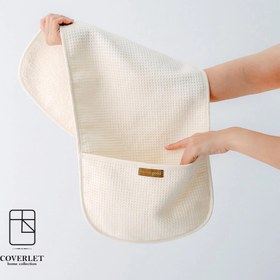 تصویر حوله پت رنگ کرم مدل JOYPET 