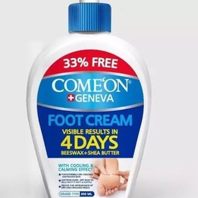 تصویر وازلین کامان Come`On مدل Sensitive حجم 200 میل به همراه کرم ضد ترک پا مدل Foot Cream حجم 200 میل کد 403 