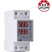 تصویر محافظ ولتاژ و جریان تکفاز JBH مدل CVP-S ظرفیت ۸۰ آمپر 