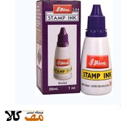 تصویر جوهر استامپ شاینی رنگ بنفش Shiny Stamp ink S-64 violet